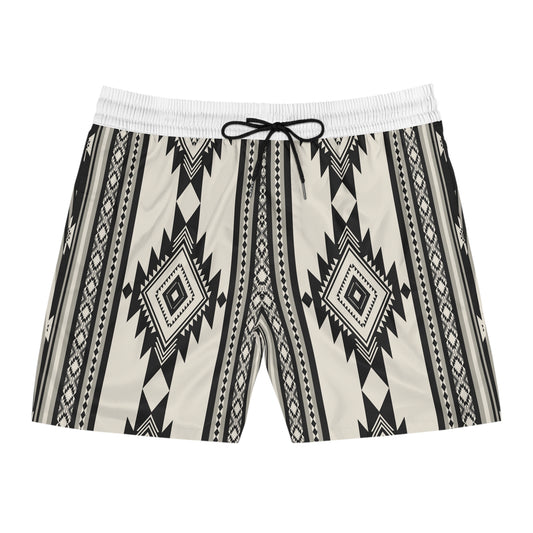 Aztec Stripe Swim Trunks
