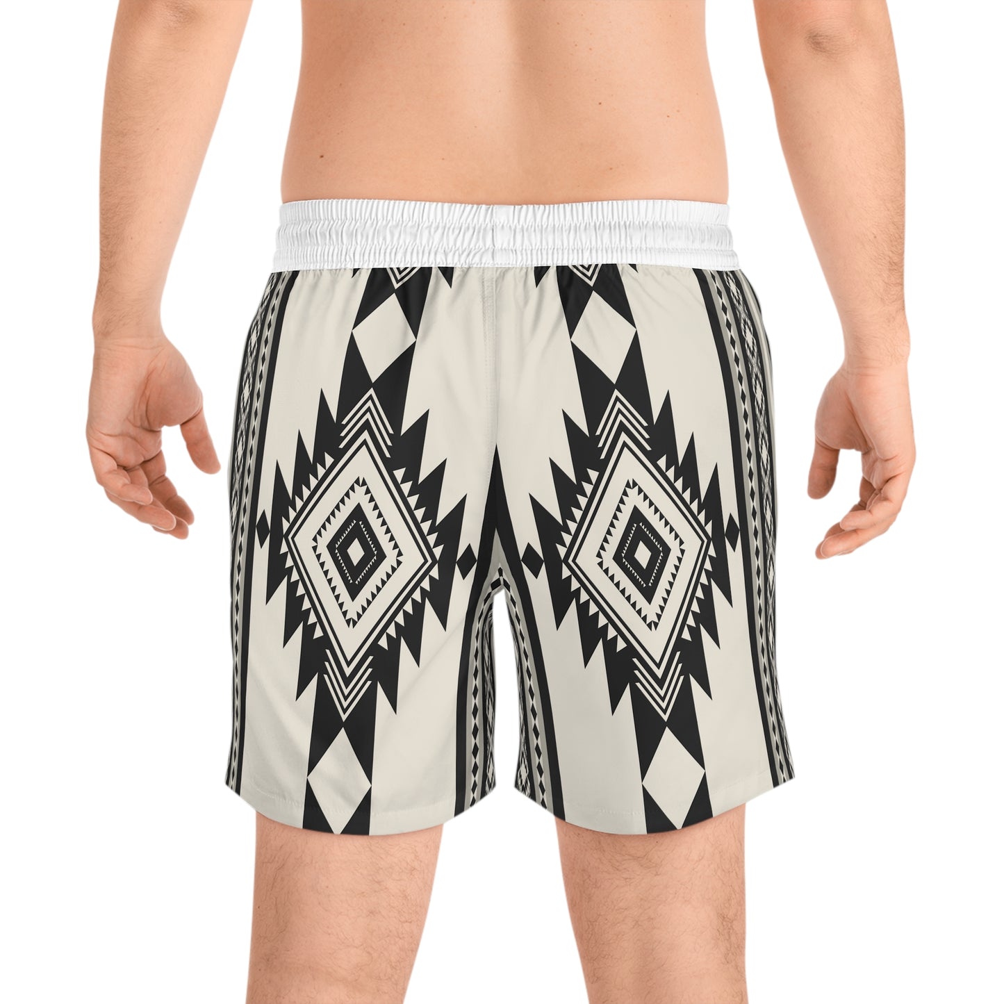 Aztec Stripe Swim Trunks
