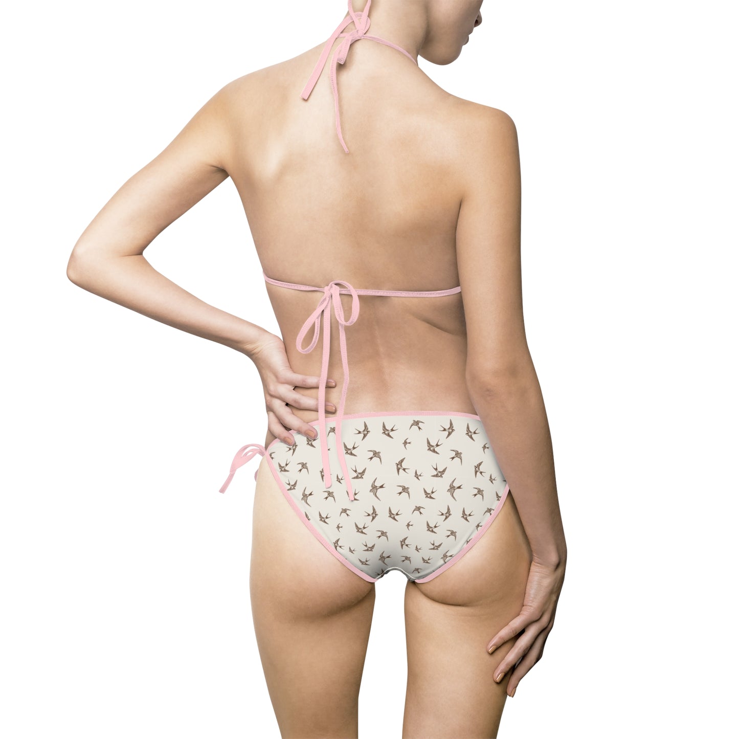Delicate Dove Print Women's Two-Piece