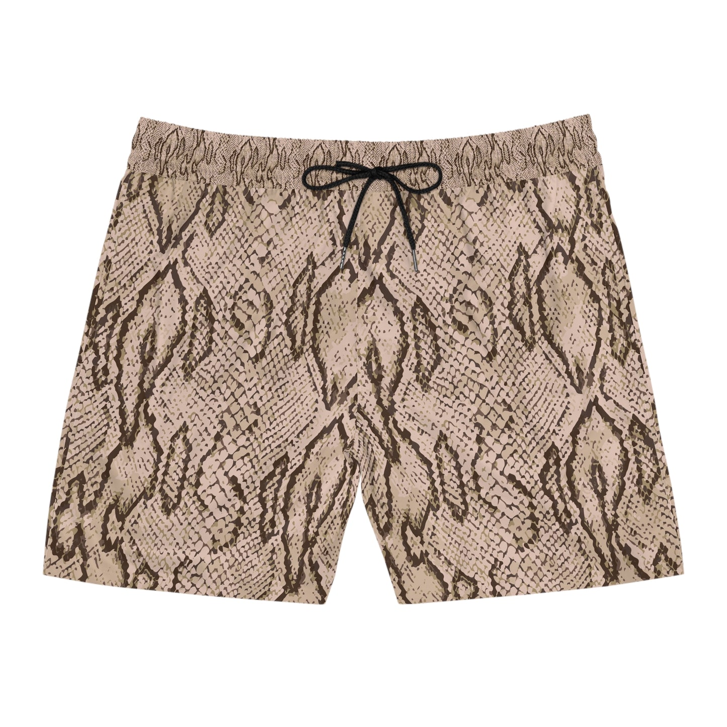 Snake Print Swim Trunks