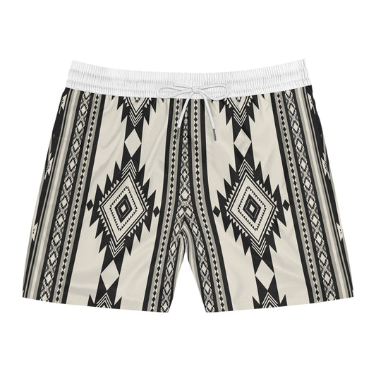 Aztec Stripe Swim Trunks