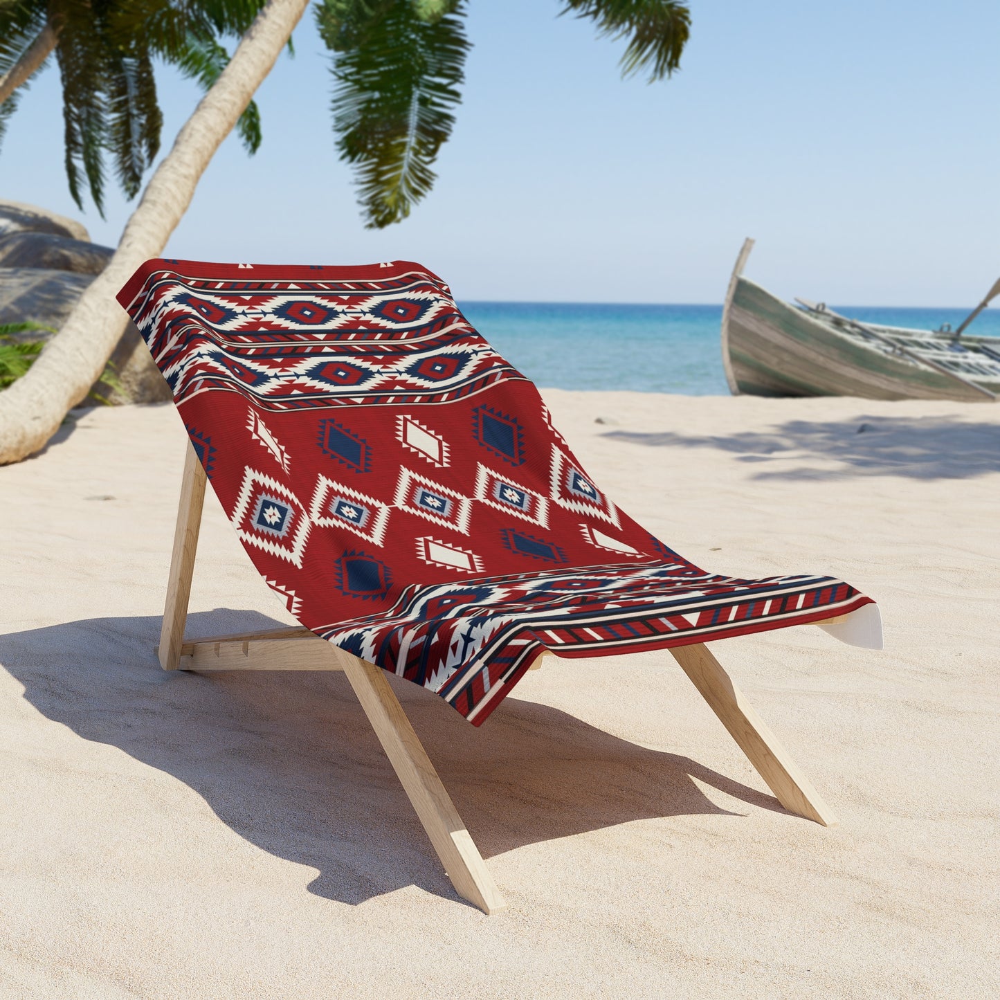 Southwestern Diamond Beach Towel