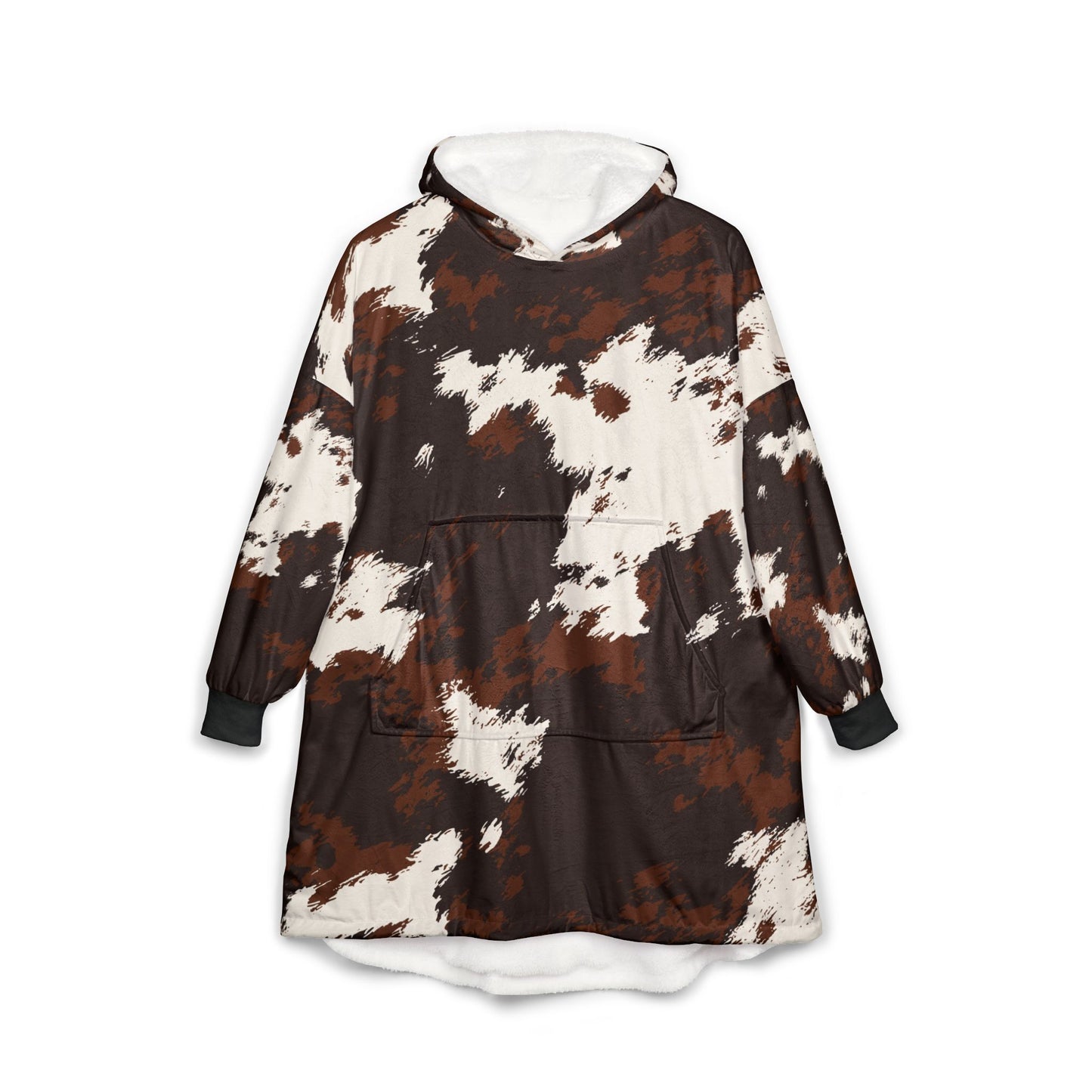 Cowhide Hooded Blanket