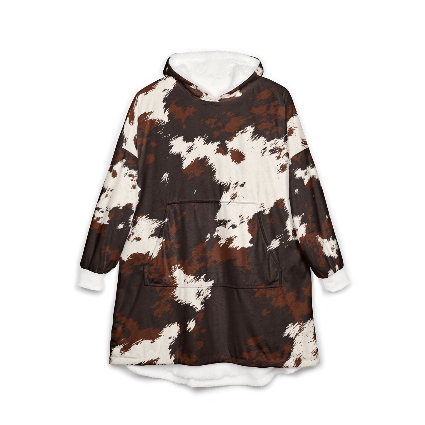 Cowhide Hooded Blanket