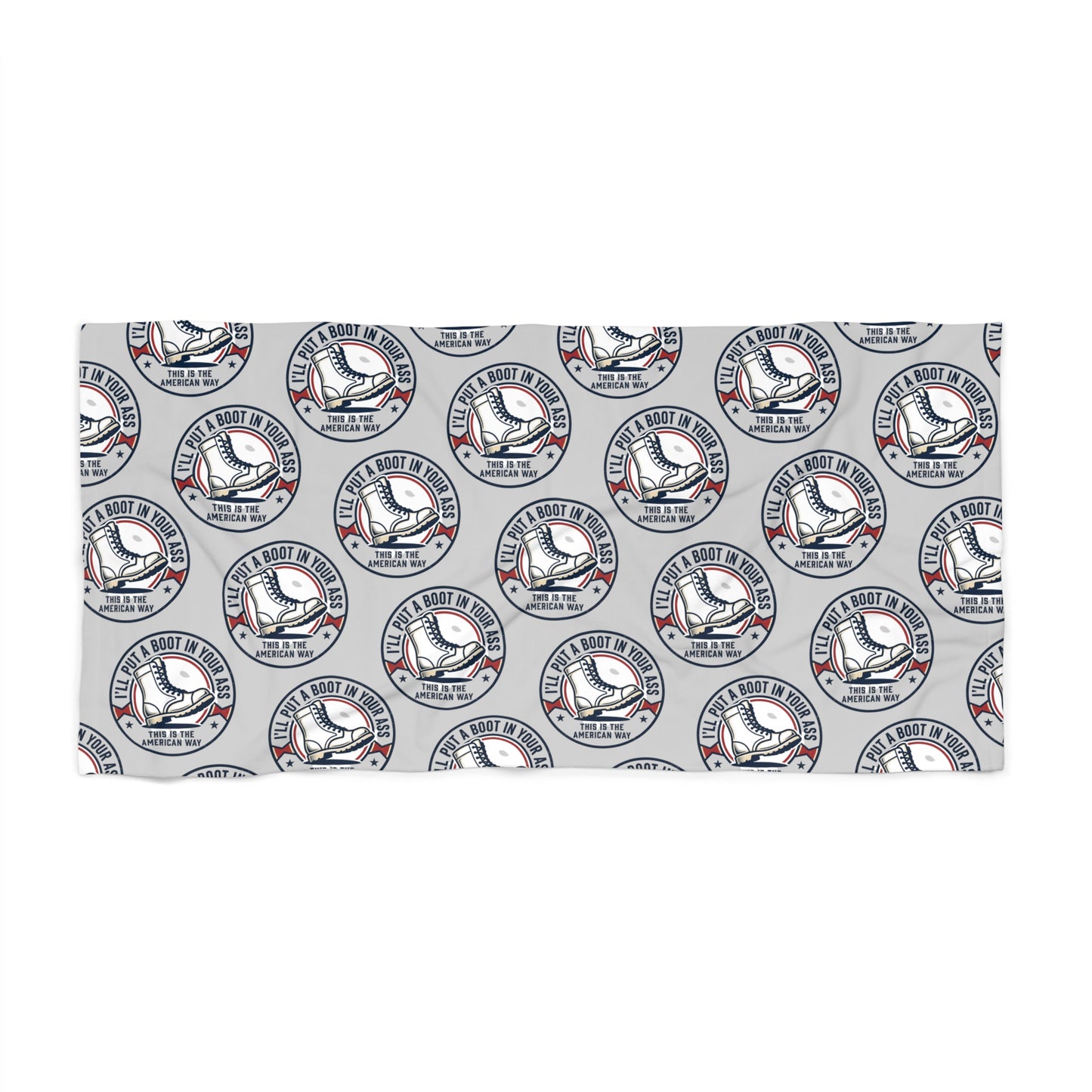 Nautical Whale Beach Towel