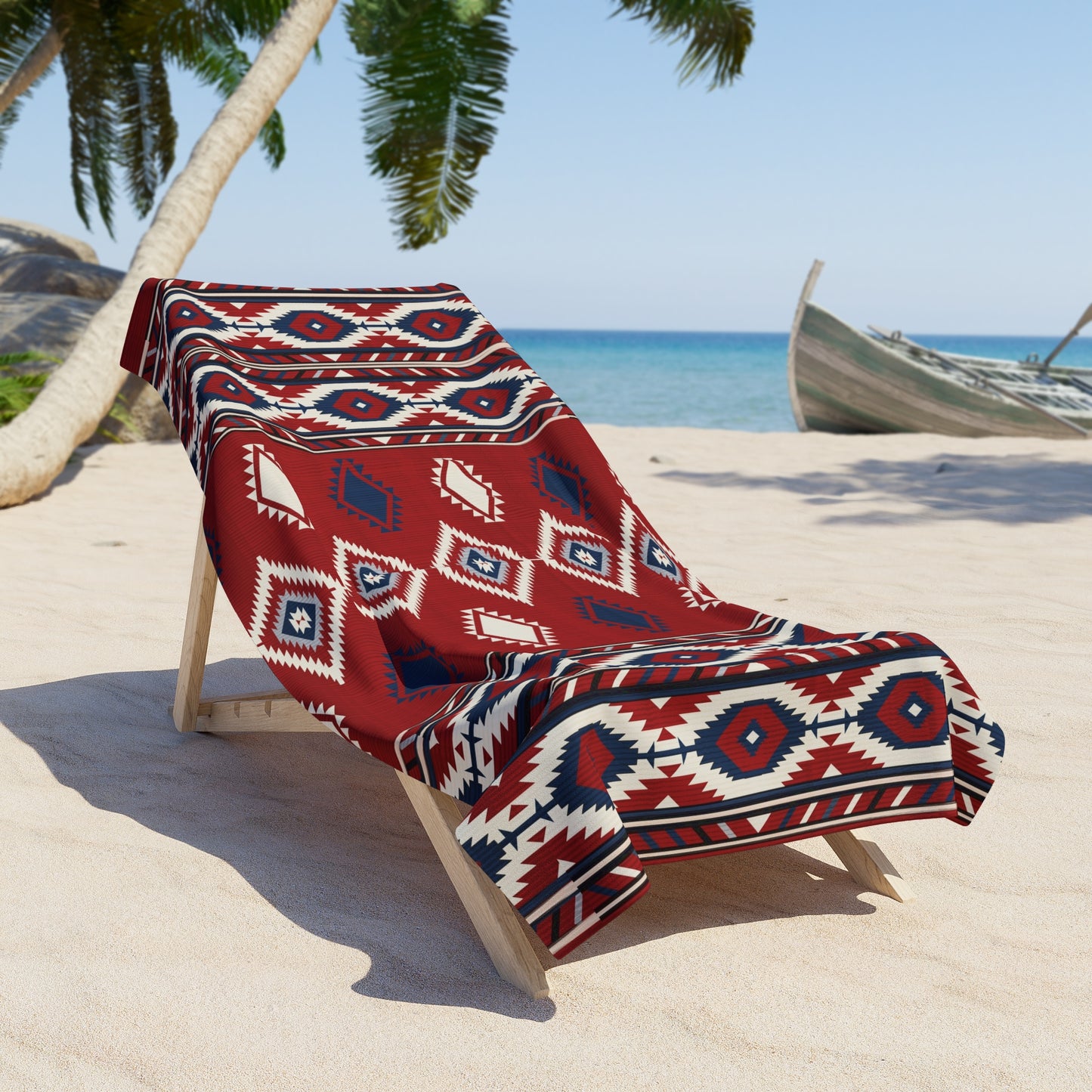Southwestern Diamond Beach Towel