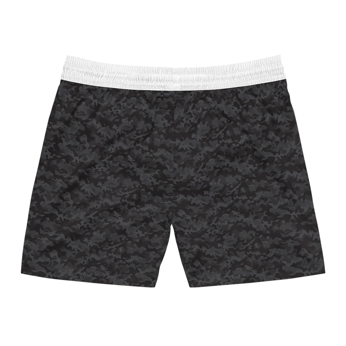 Men's Black Camo Swim Trunks