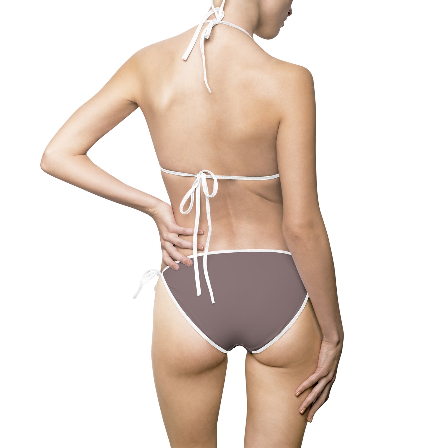 Triangle Bikini Swimsuit Tie-Side Set