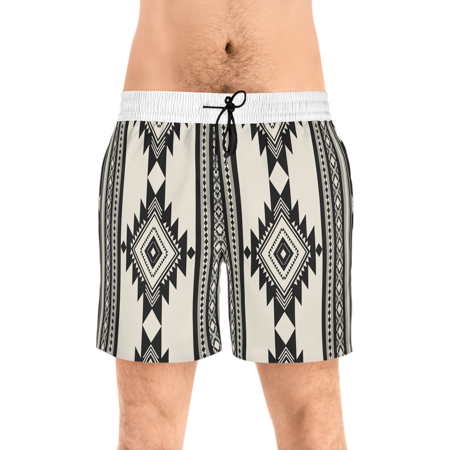 Aztec Stripe Swim Trunks
