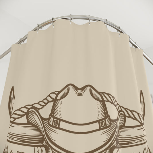 Cowboy Skull Shower Curtain