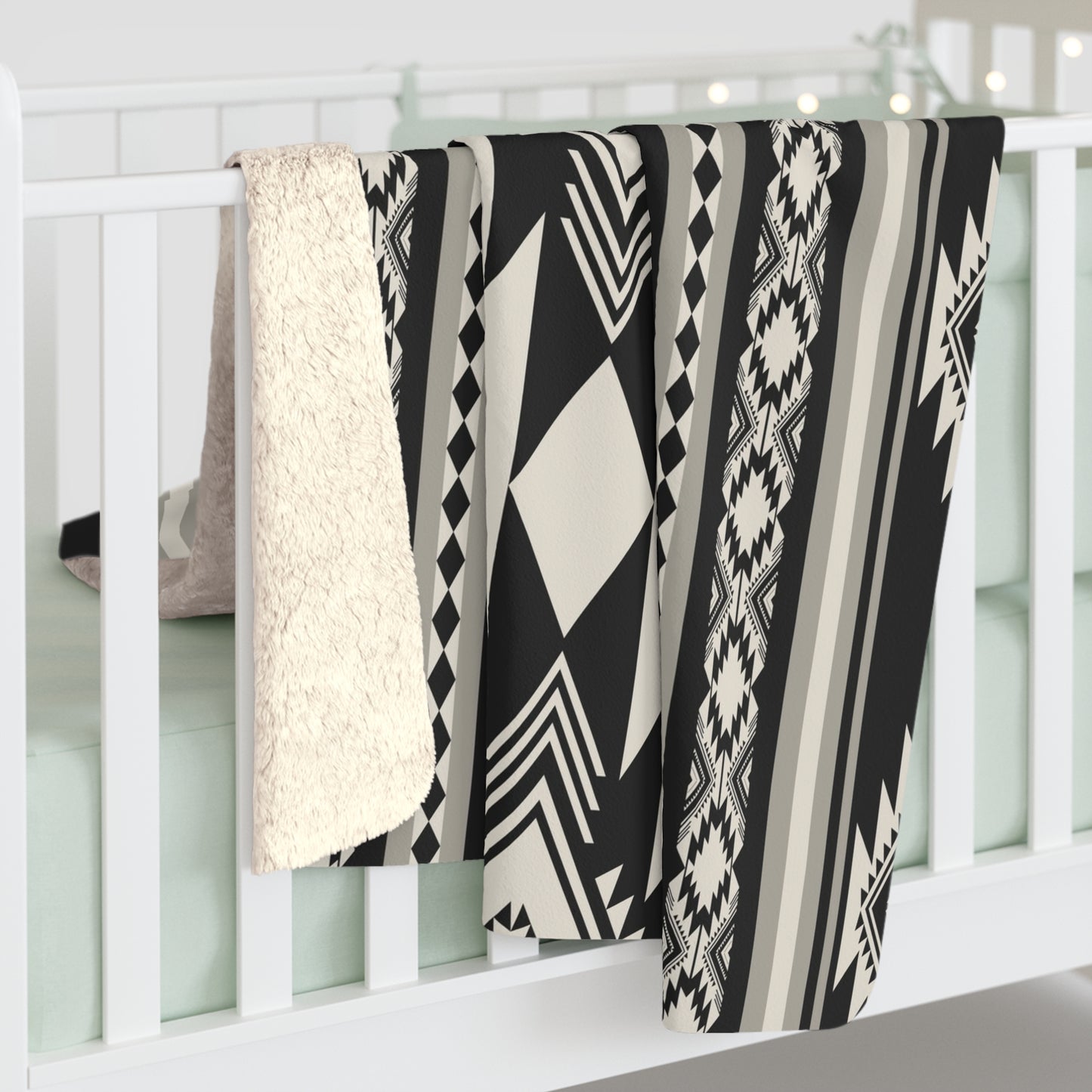 Northwest Aztec Sherpa Throw