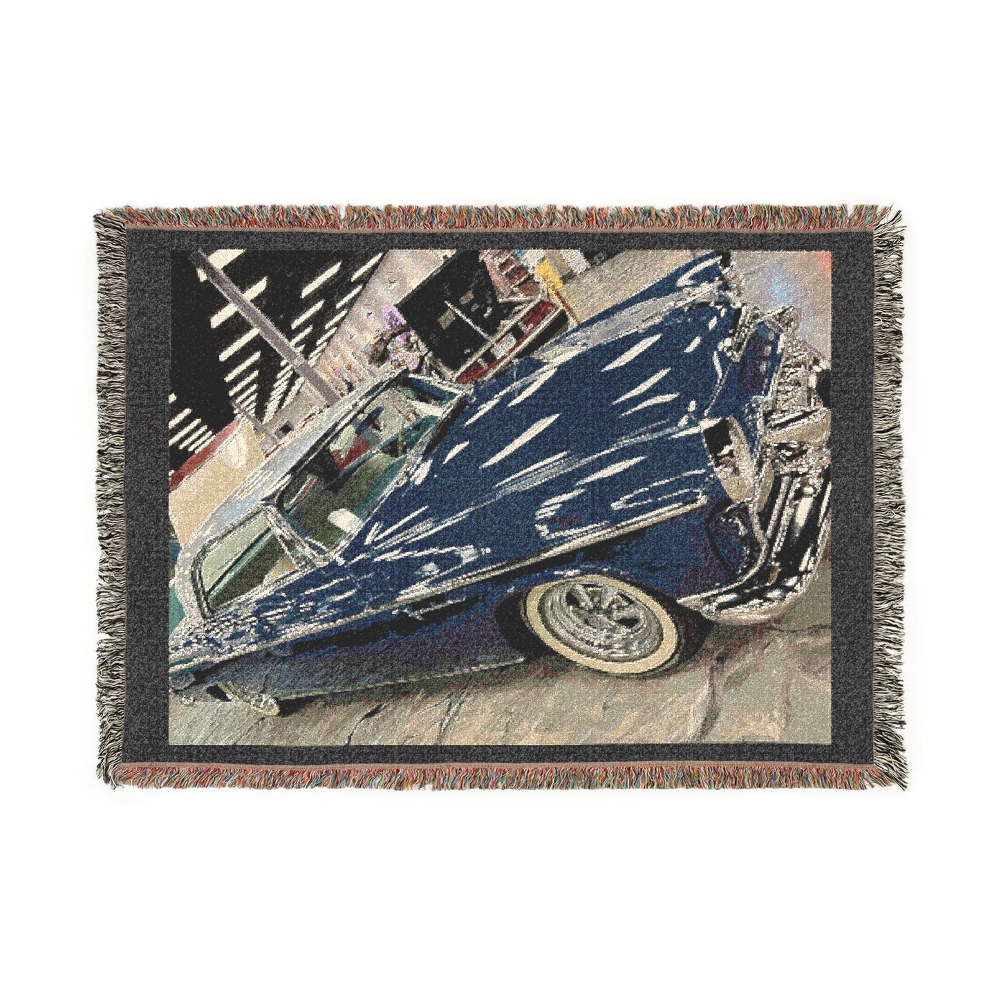 Vintage Car Throw for Auto Enthusiasts